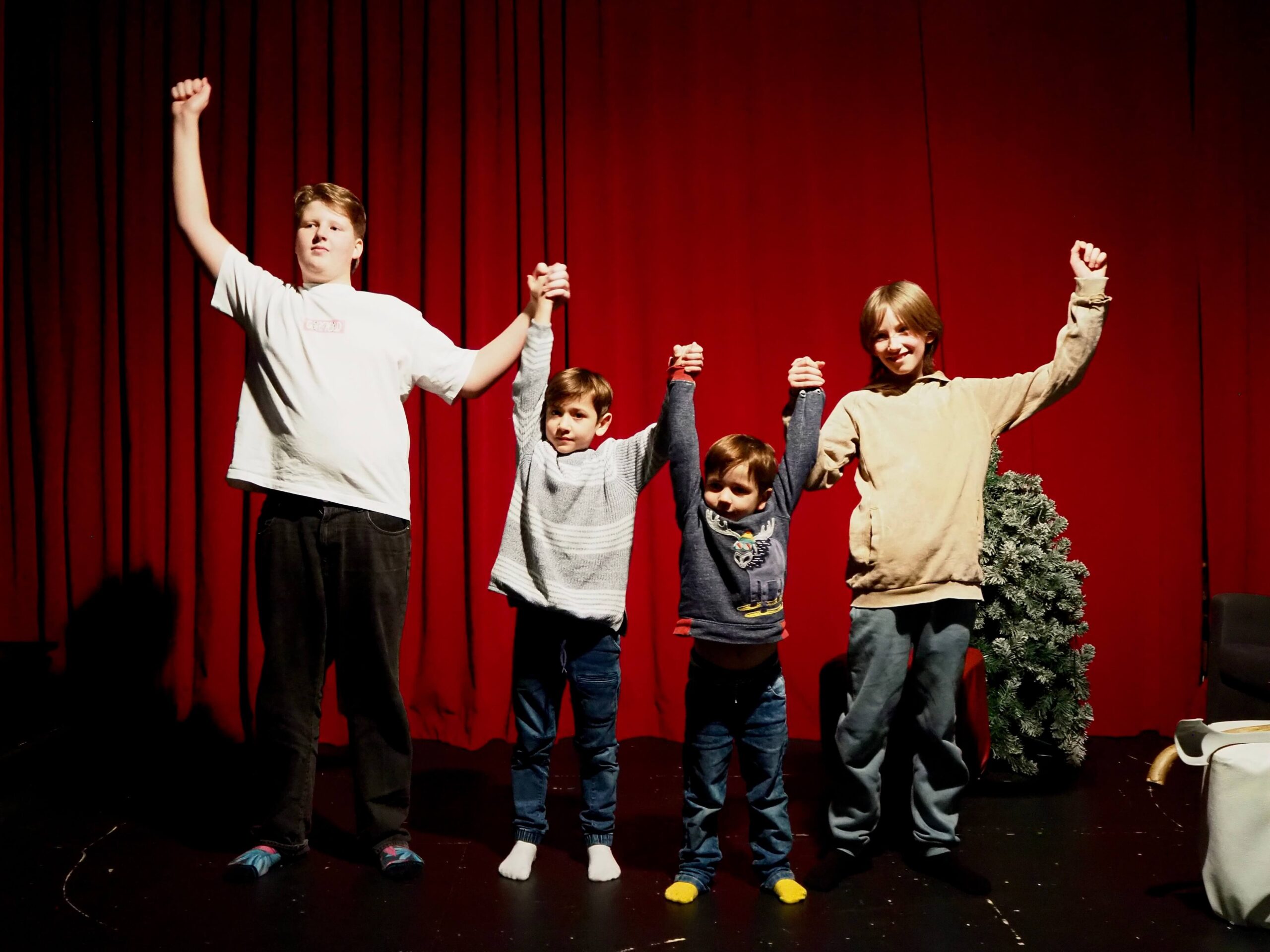 Workshop-Moment mit Kindern und Jugendlichen